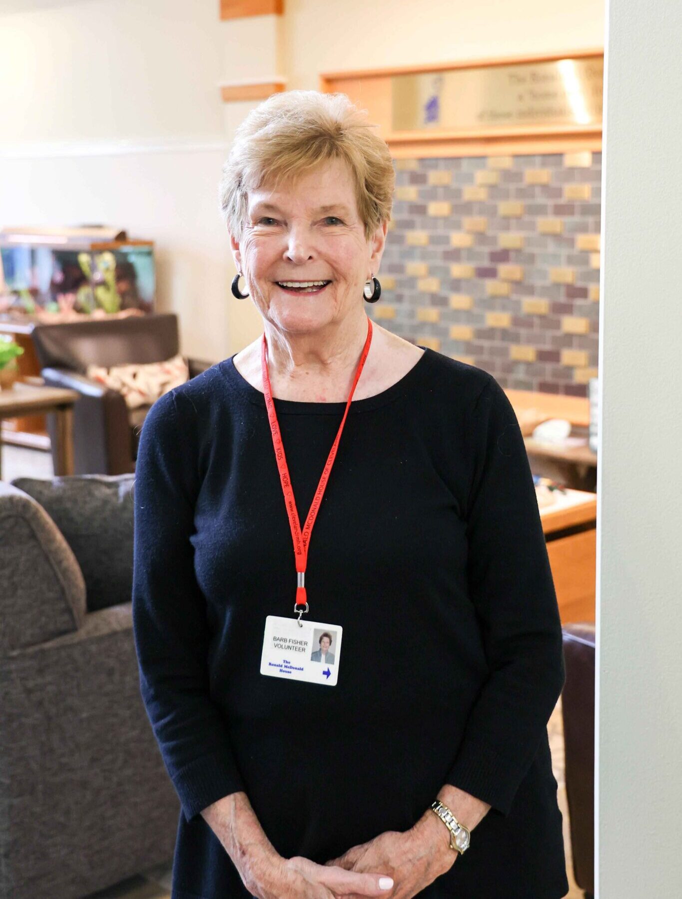 Barb Fisher smiling at the camera
