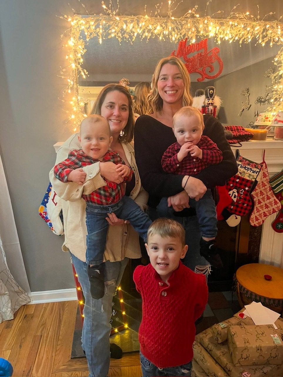 Kale and Anna Ohle with their three kids