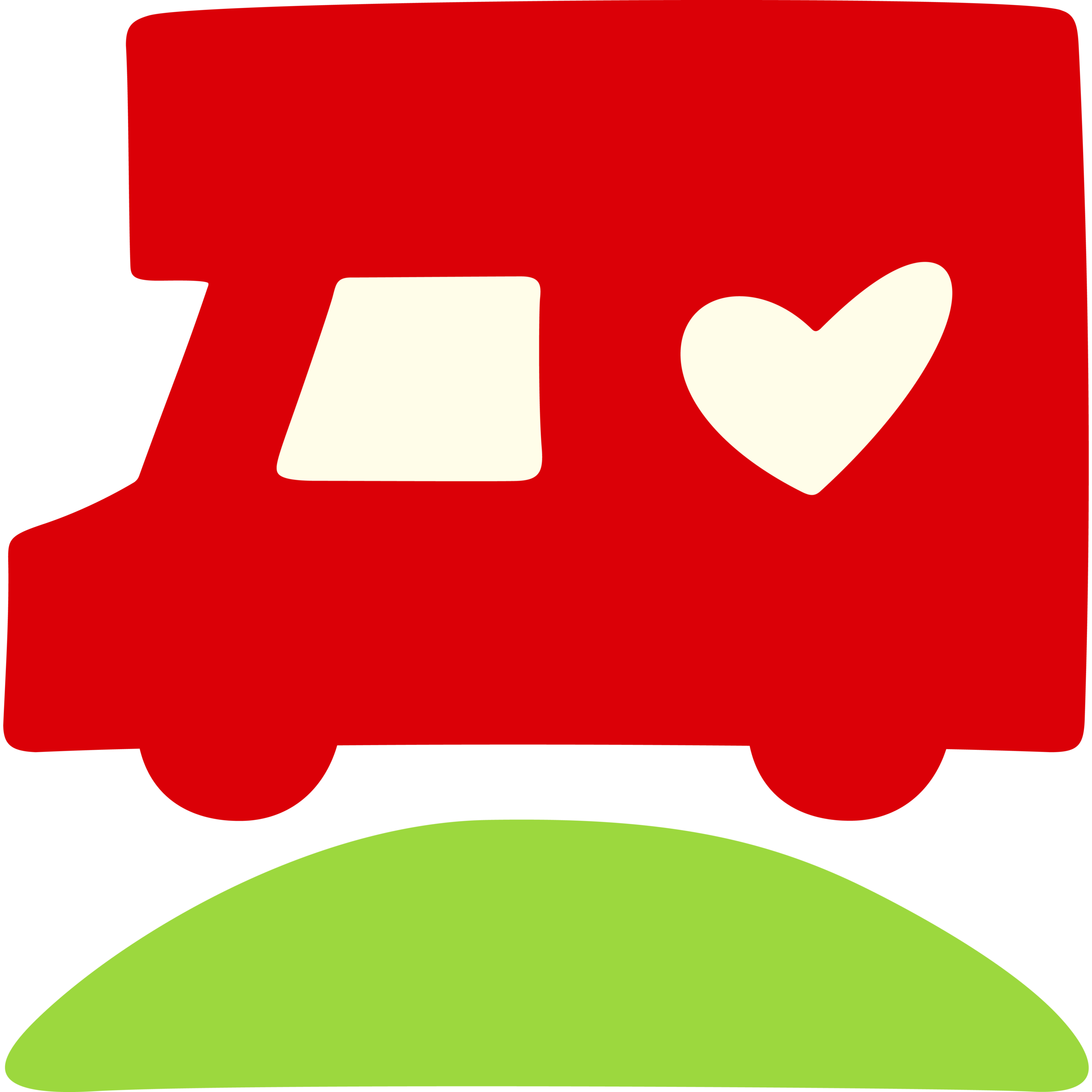 Hand drawn icon of a van