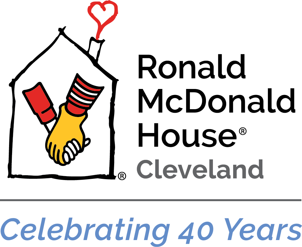 Ronald McDonald House logo with "Celebrating 40 Years" text beneath
